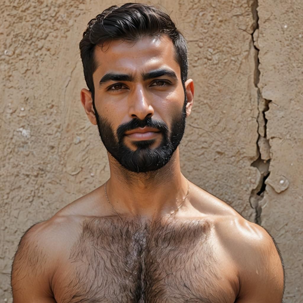 A Handsome Hirsute Arabian Male