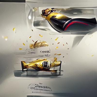 Racing Chipmunk Celebrates F1 Victory with Champagne