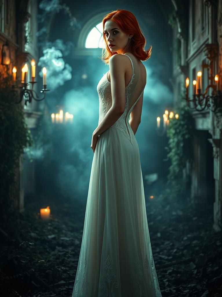 Ethereal Portrait in Softbox Lighting