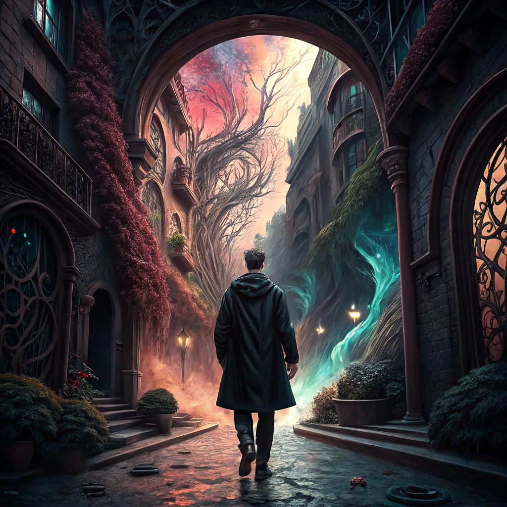 Man in Mystic Black Realism Revealed