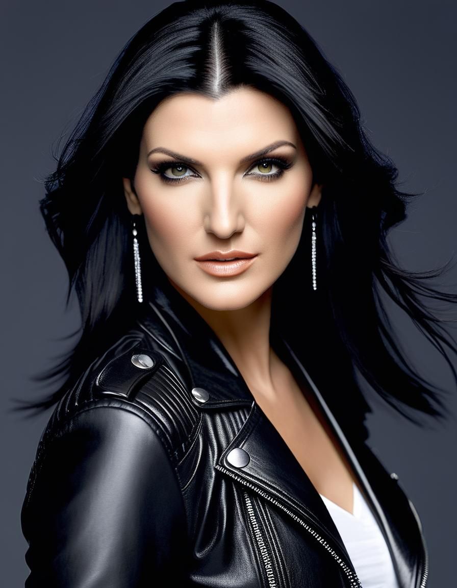 Young Laura Pausini in Ultrarealistic Portrait