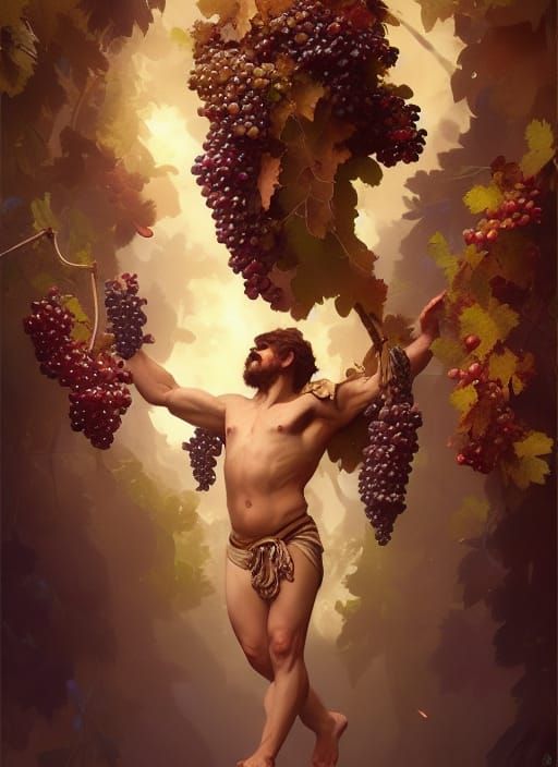 Mythological God of Wine and Fertility