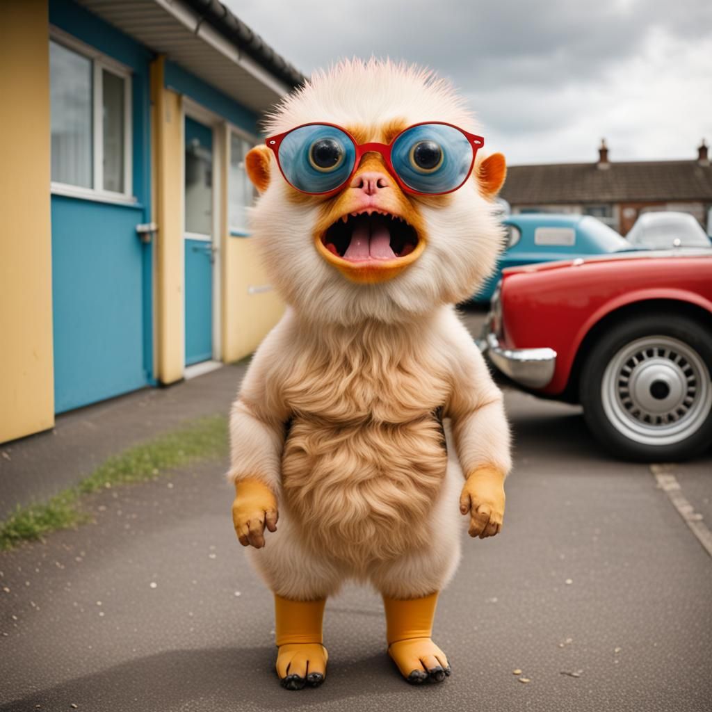 Charming Creature in Playful Colour Palette