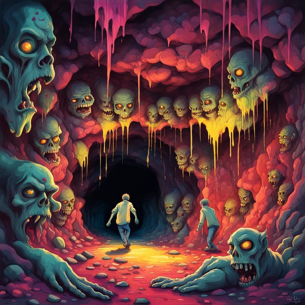 Vibrant Underground Apocalyptic Scene