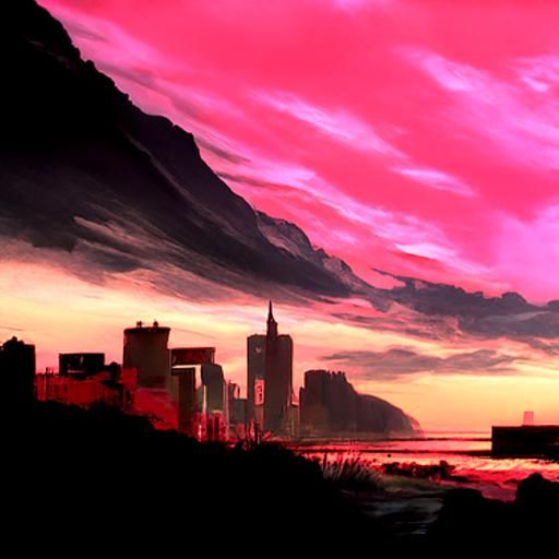 crime lesbians pink sunrise