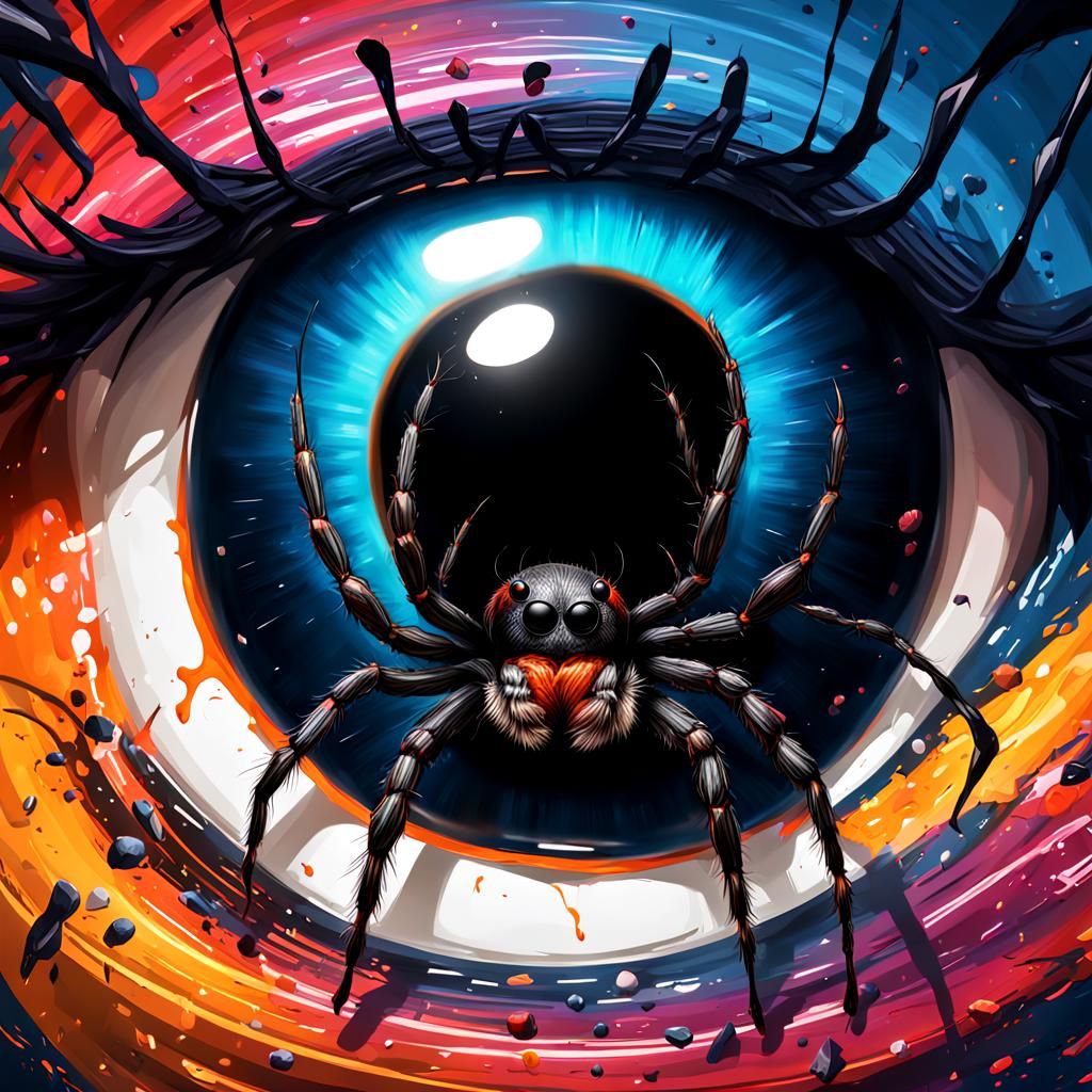 Hyperrealistic Spider Encounters a Supermassive Black Hole