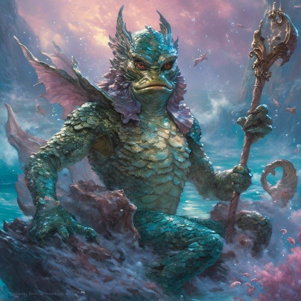 Ethereal Mermaid Kingdom in Vibrant Fantasy Art