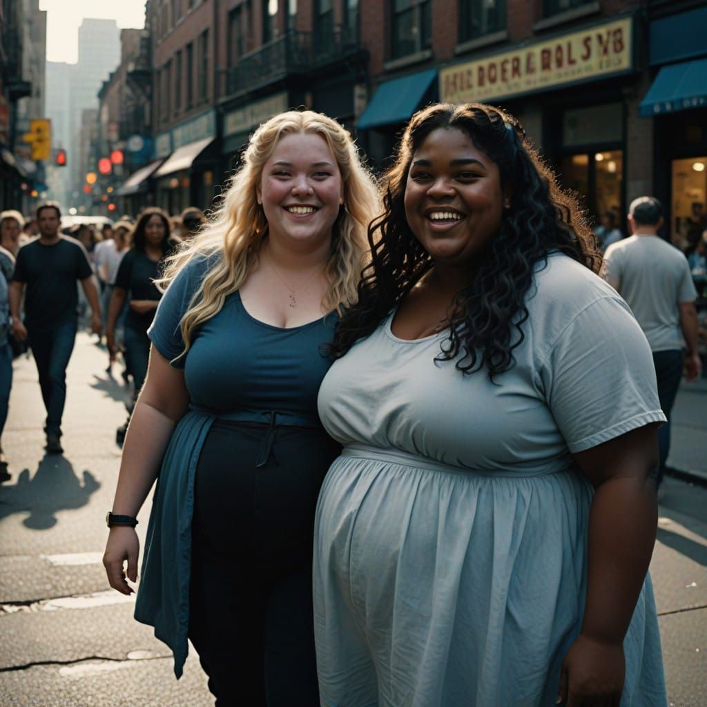 Elegant, Romantic Moment of Two Women in Love