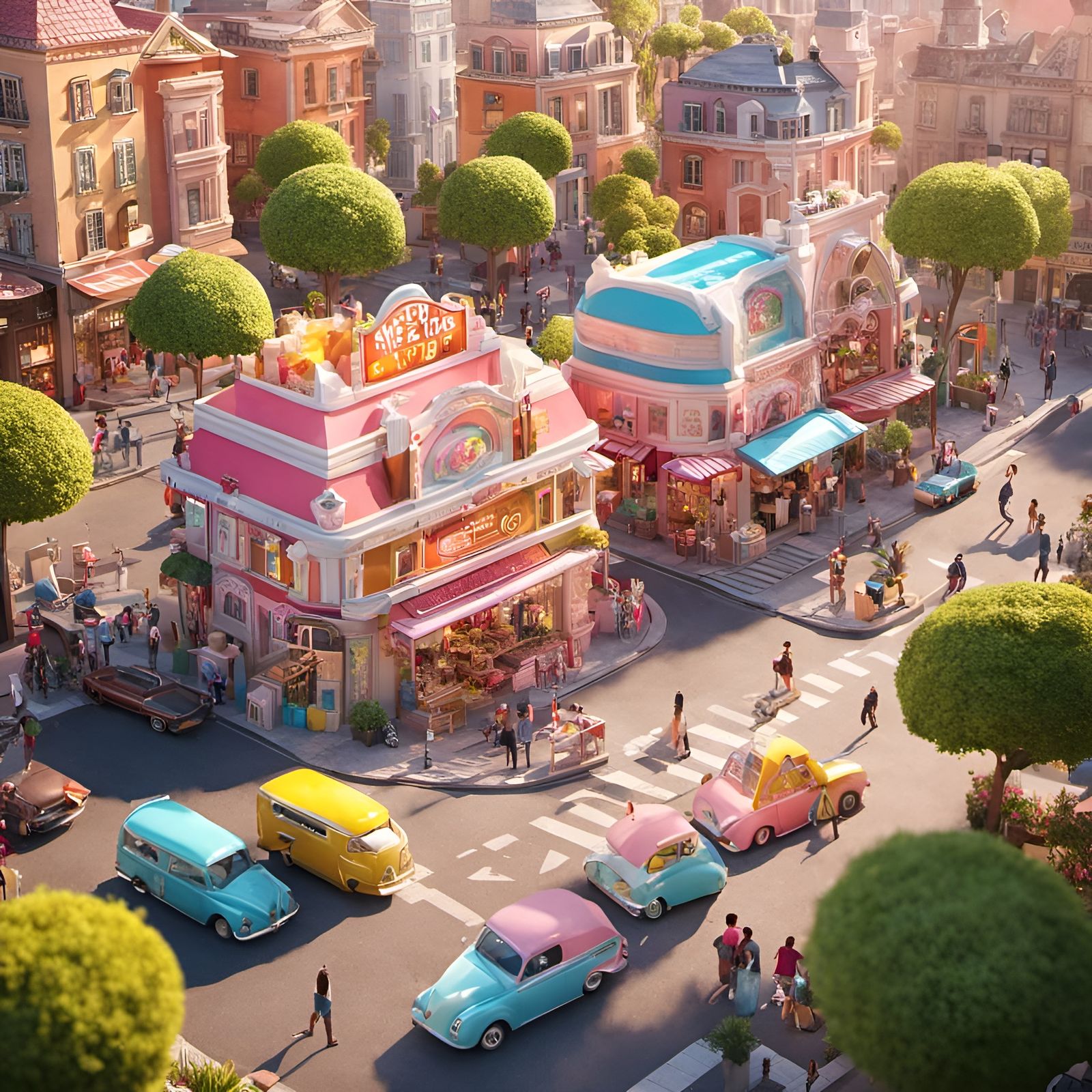 The Saga of "Kawaii Sky Kingdom" : Candy Square Restaurants