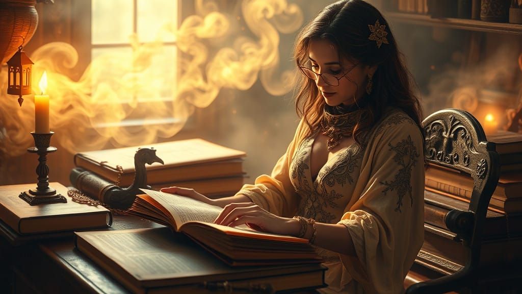 Scholar Unveils Mystical Secrets of Ancient Texts in Enchant...