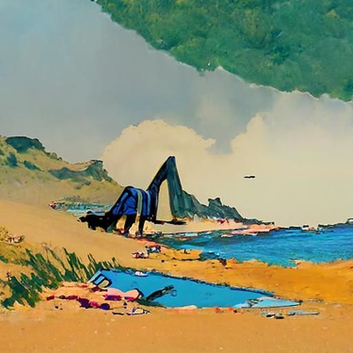 Idyllic beach