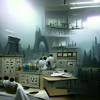 Scientists in Isolation Lab