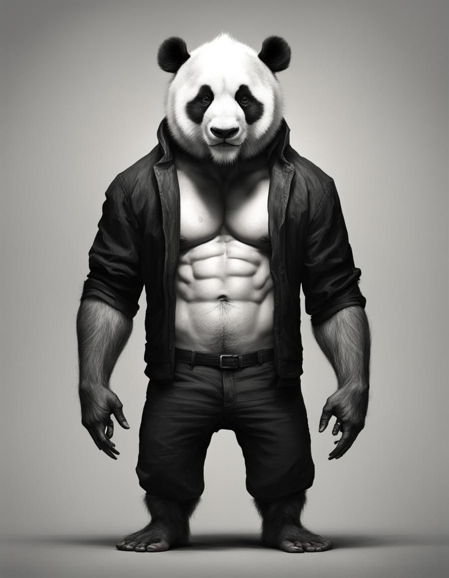 The Mythical Panda Humanoid