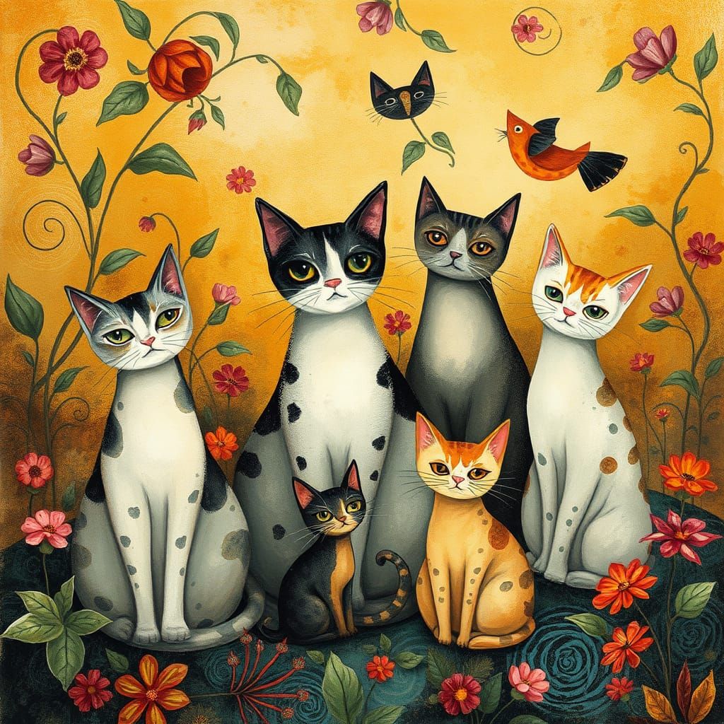 Mystical Whimsy in Vibrant Dreamscapes