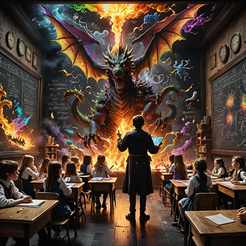 Wizards in School for Magic with Cursed Echoes Blast