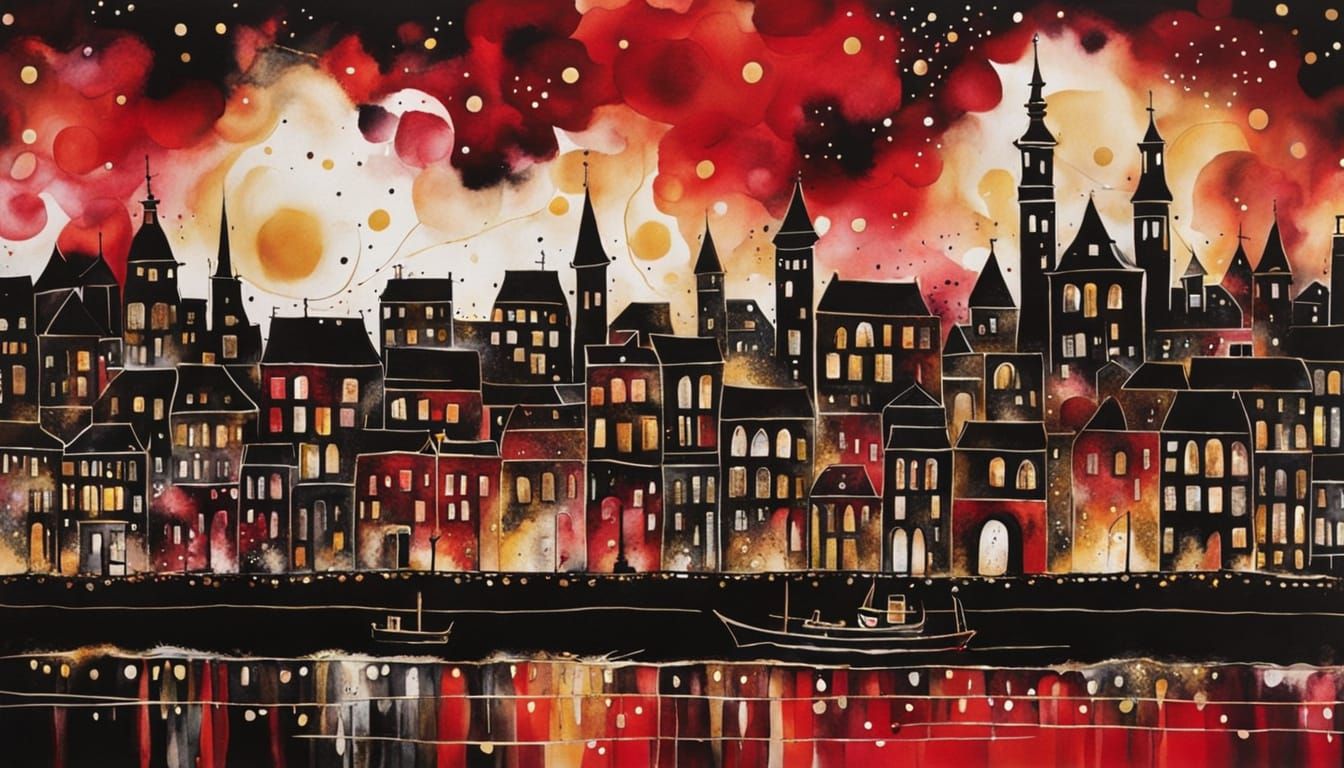 Whimsical port city