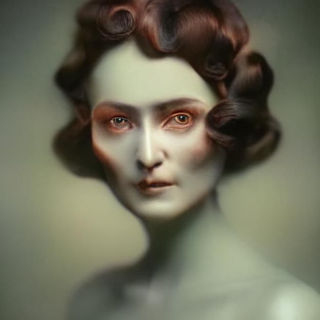 Vintage Horror Portrait in Gustave Doré Style