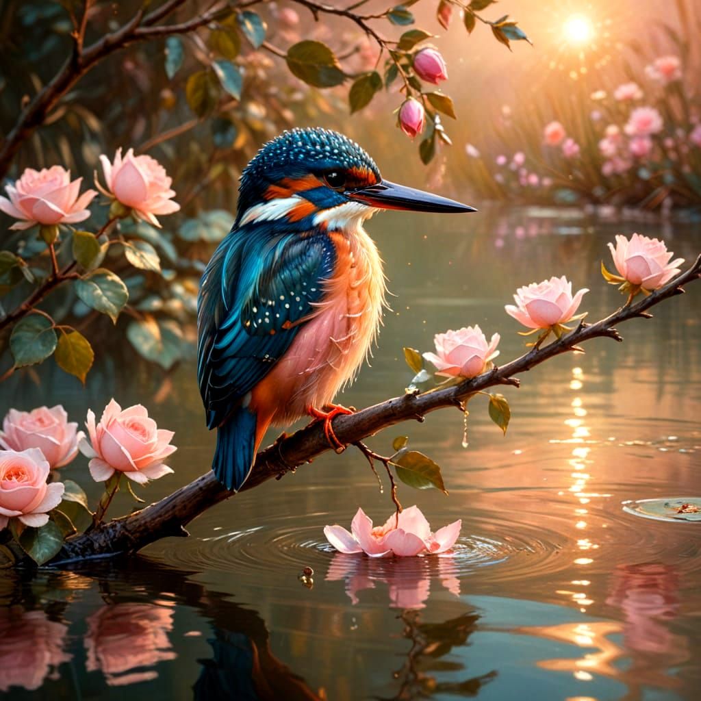 Common Kingfisher (Alcedo Atthis)