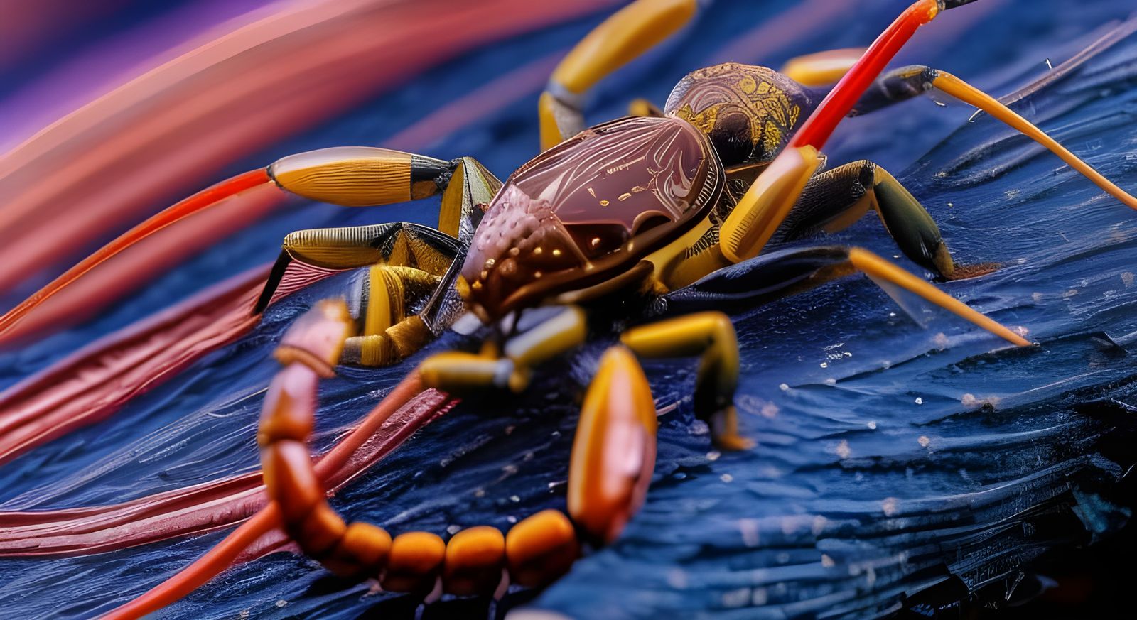 Cosmic Alien Scorpion in Photorealistic Detail
