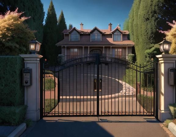 Gated Community: Secure Suburban Comic Book Art