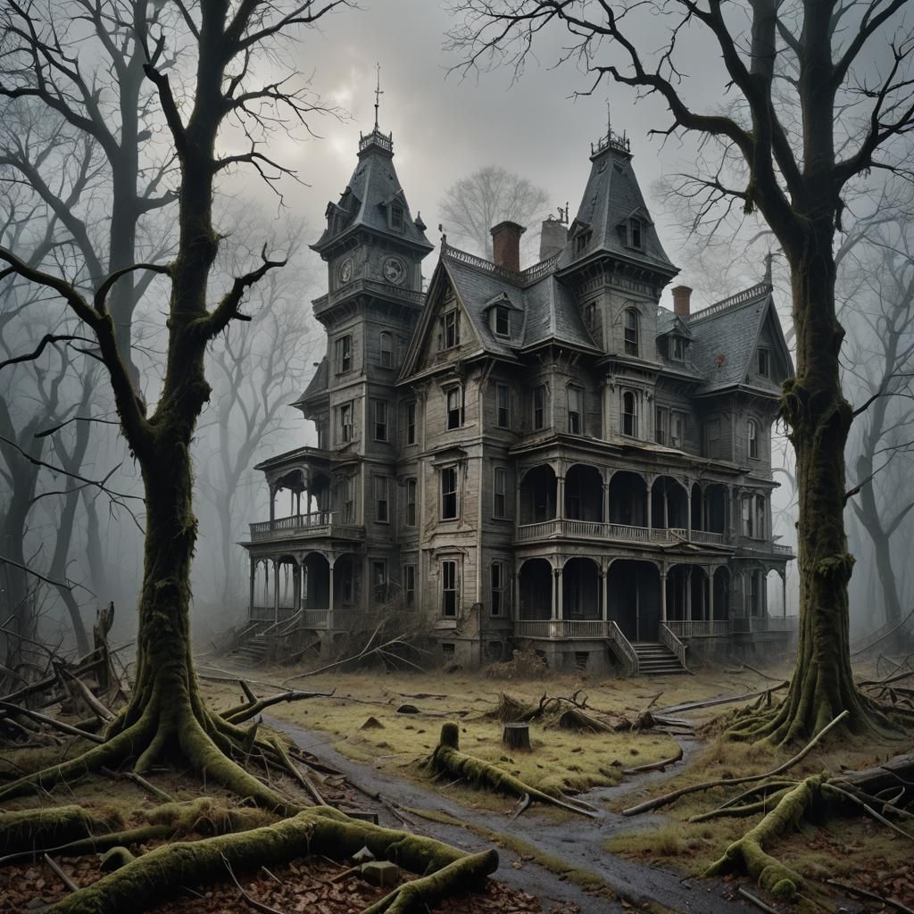 Hyperrealistic Haunted Houses and Abandoned Asylums