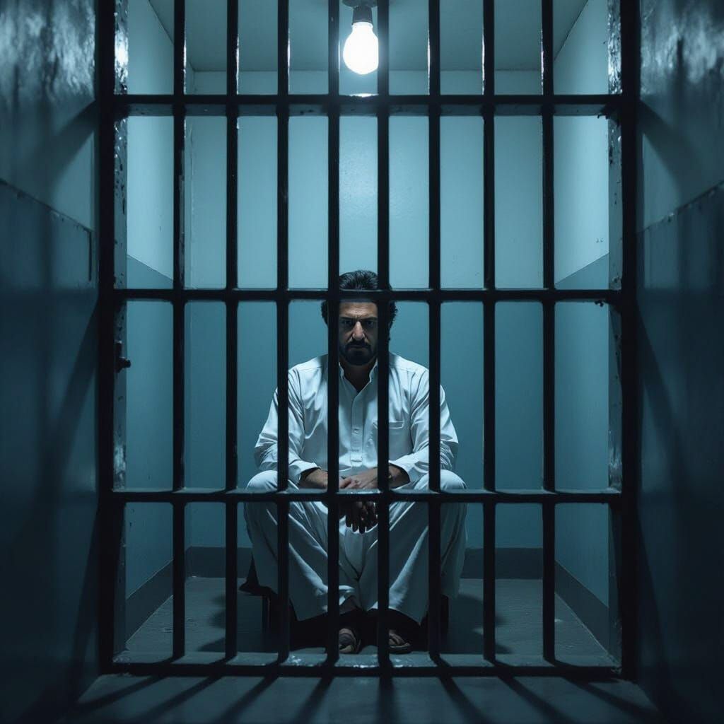 Imran Khan in Stark Jail Cell