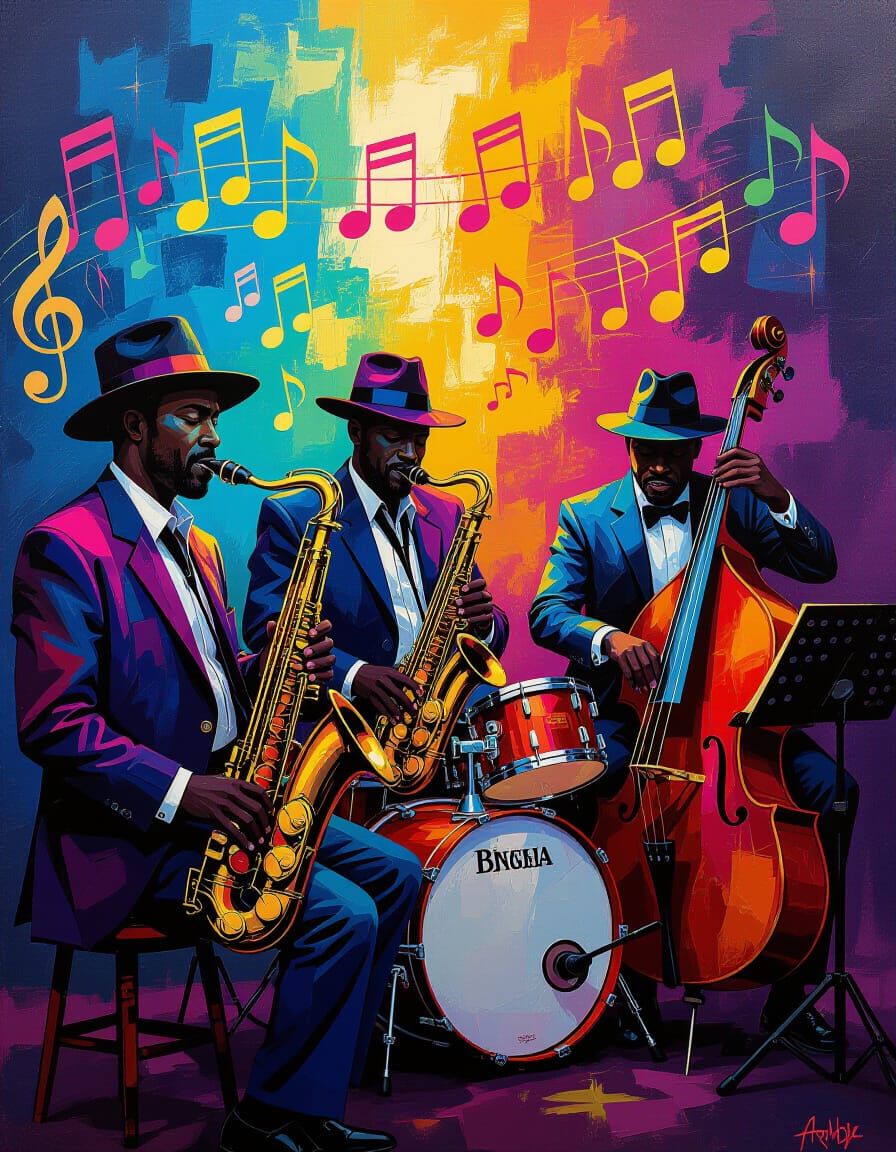 Voodoo Jazz Band Conjures Magic with Glowing Notes