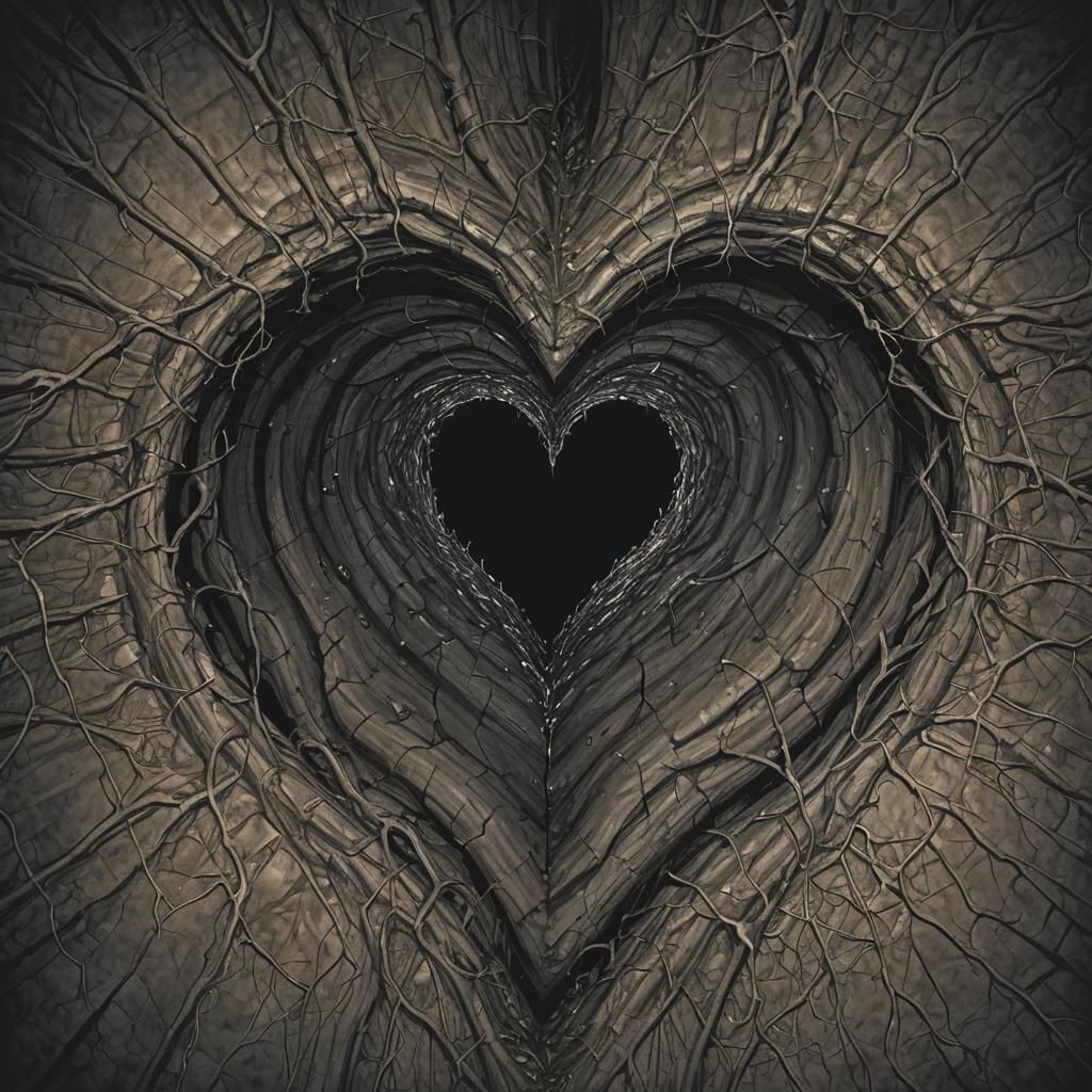 Visceral Heart Void: A Dark and Hollow Space