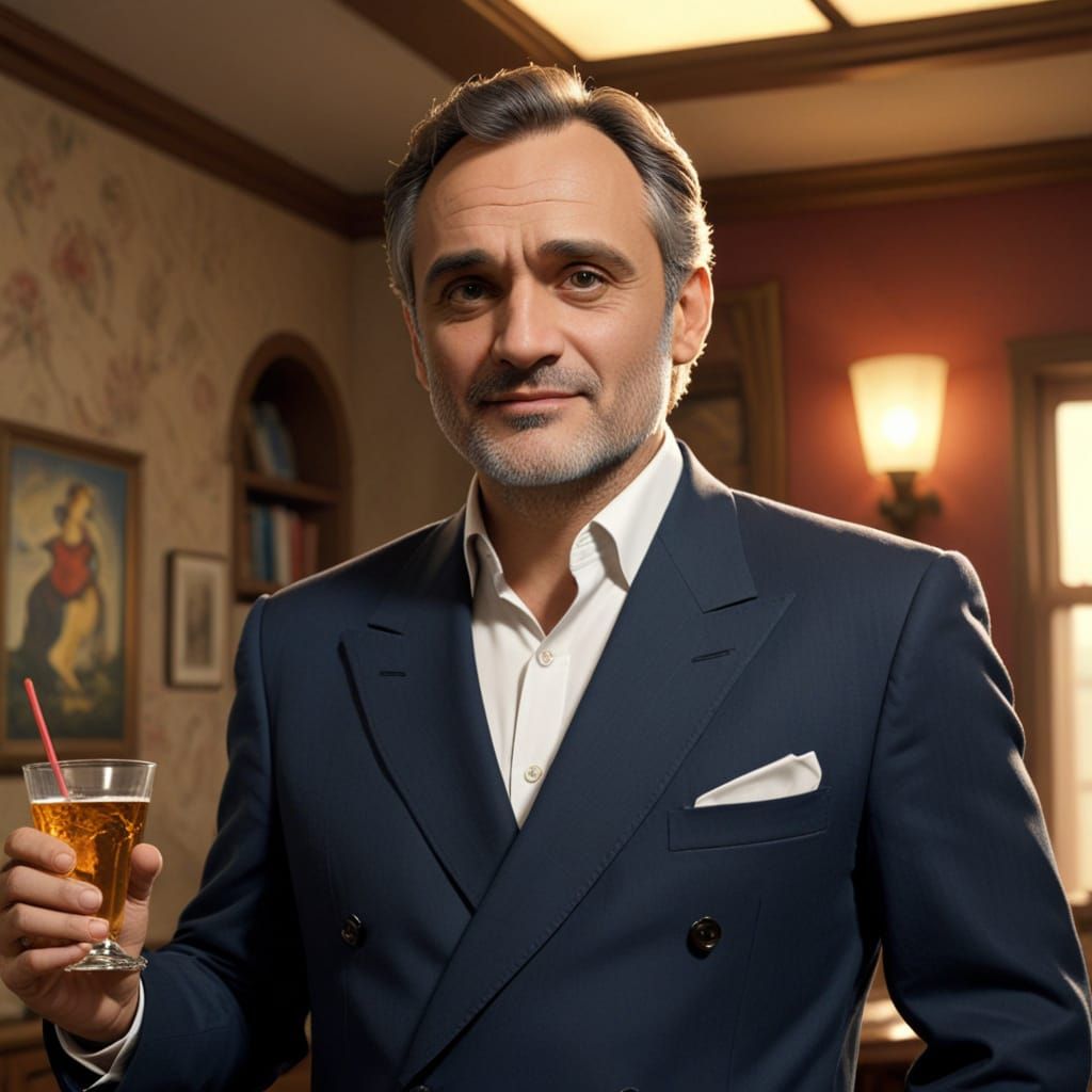 Realistic Entertainment Art in Animated Style