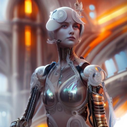 humanoid robot woman