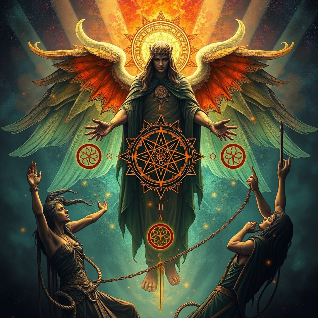 Ethereal Celtic Calendar Wheel