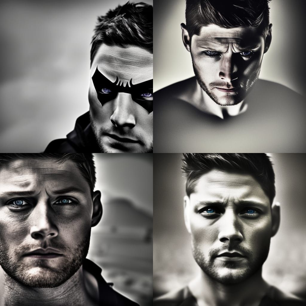 Dramatic Batman Portrait in Ambient Light