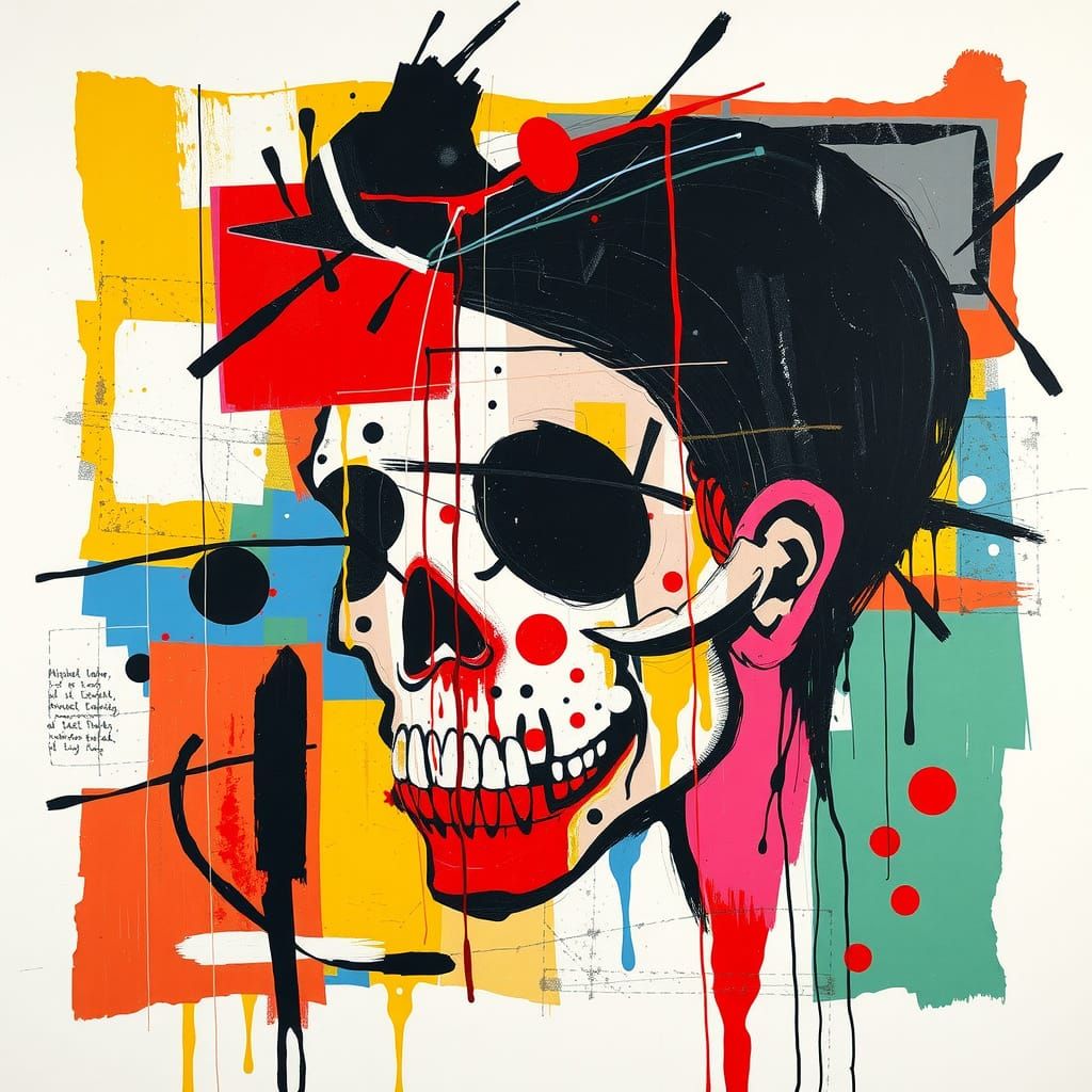 Avant-Garde Collage in Distressed Style