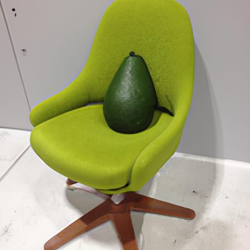 Whimsical Avocado Chair Design