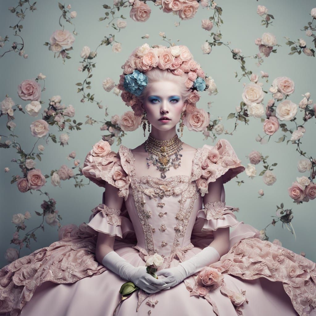 Surreal Portrait in Dark Dreamlike Style