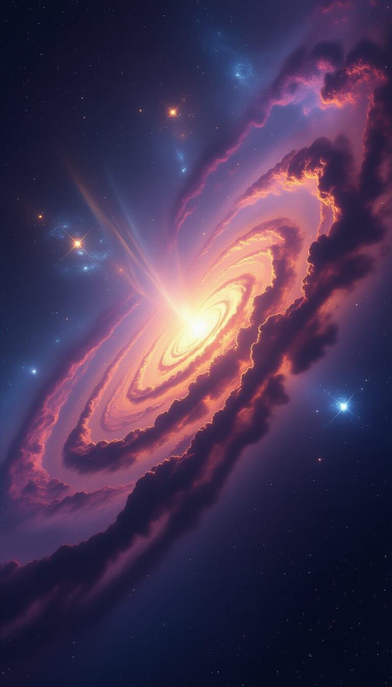 Cinematic Outer Space: Glowing Galaxies & Vibrant Nebulae