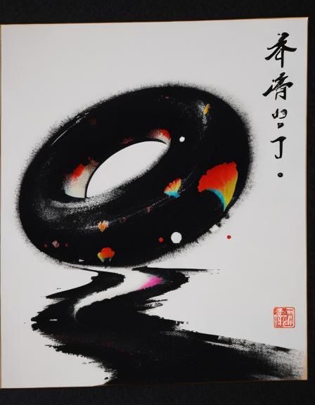 Sumi-e Ink Wash Painting