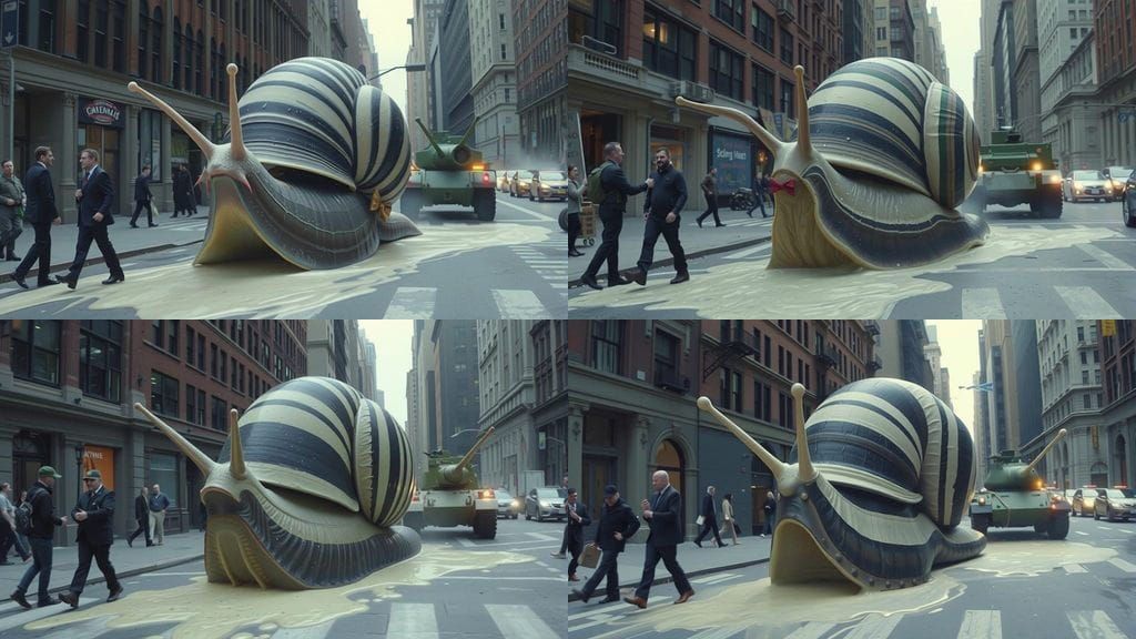Epic Manhattan Snail Invasion in Digital Matte Painting
