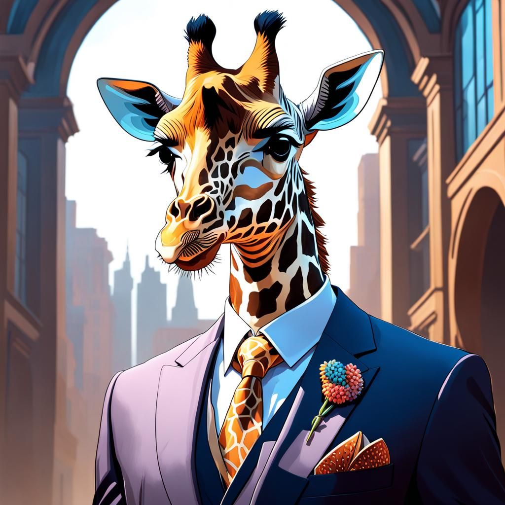 Suit up giraffe