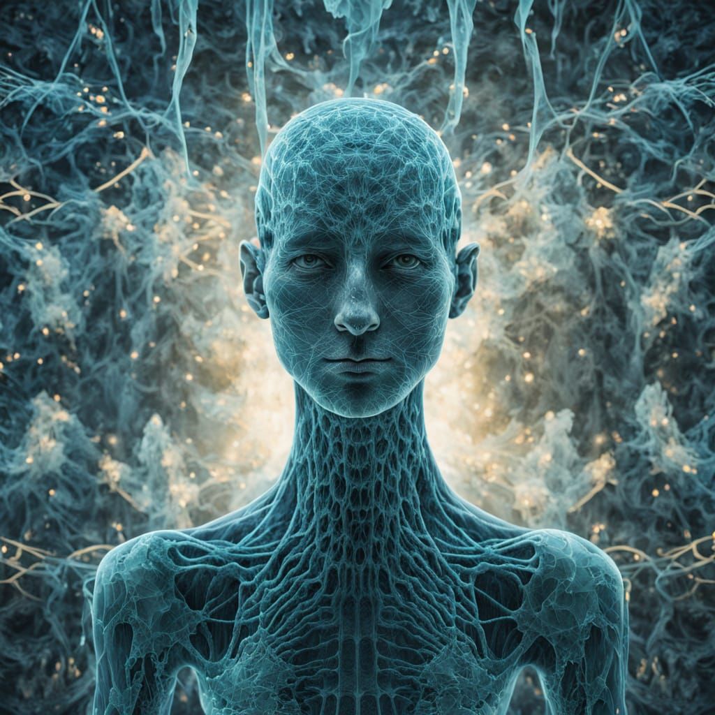 Fractal Dreamscape: Unconscious Mind in 3D Artwork