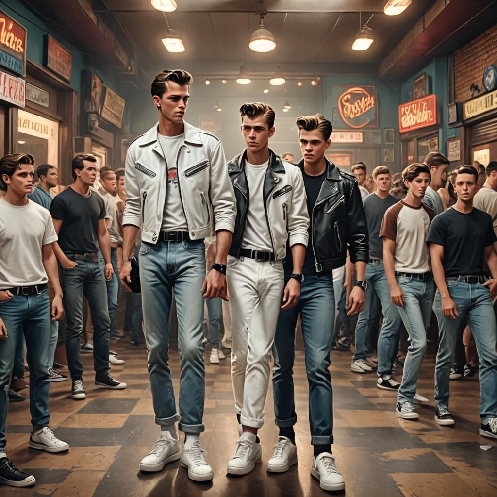 Boys at the Sock Hop