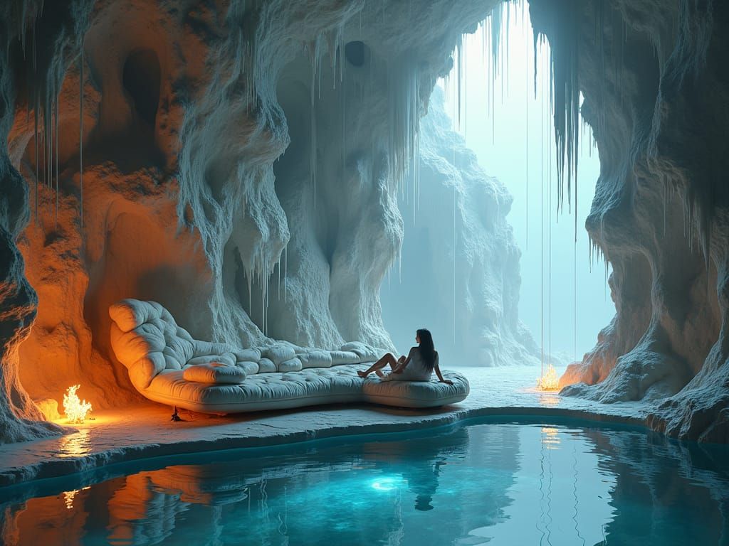 Whimsical Humanoid Entities in Glitchcore 3D Landscape