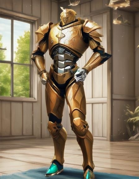 AI Generated Image of "Физкульт привет"