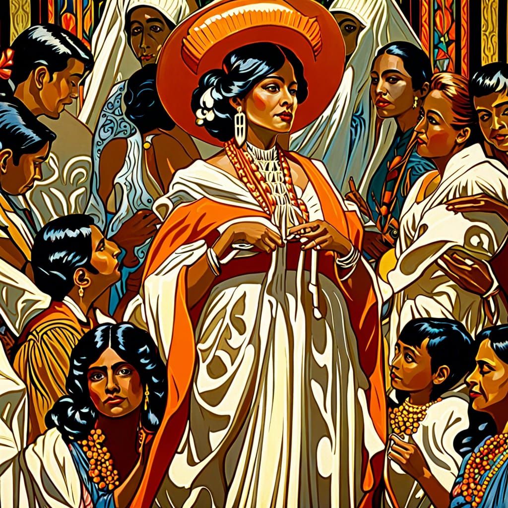 Day of the Dead Celebration with Skeleton Ghosts