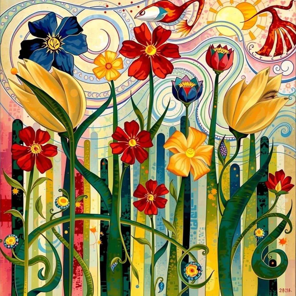 Vibrant Xylograph Zeitgeist