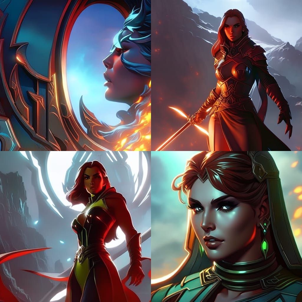 Imposing Male Portrait in Hyperrealistic Fantasy Style