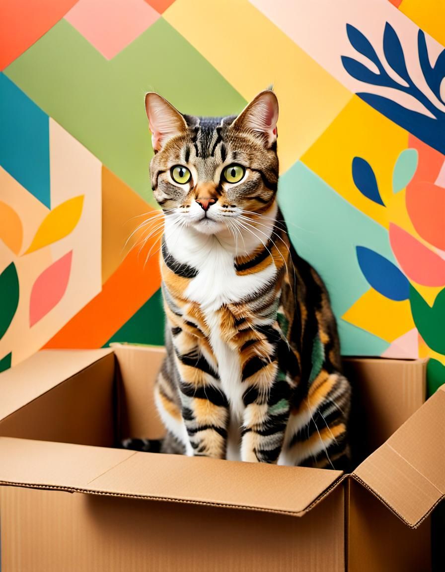 Cat in a box