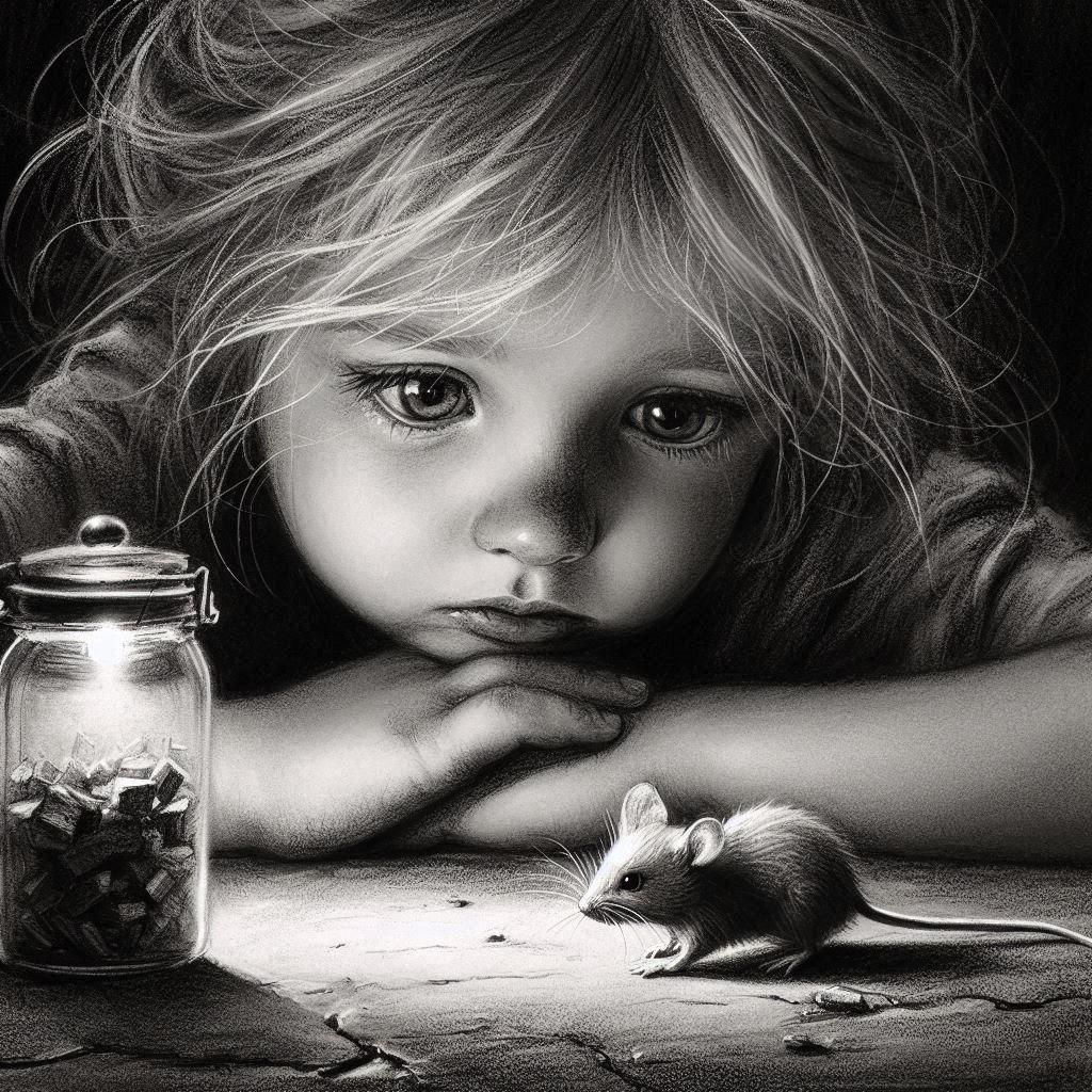 Simple Charcoal Drawing Generated by AI