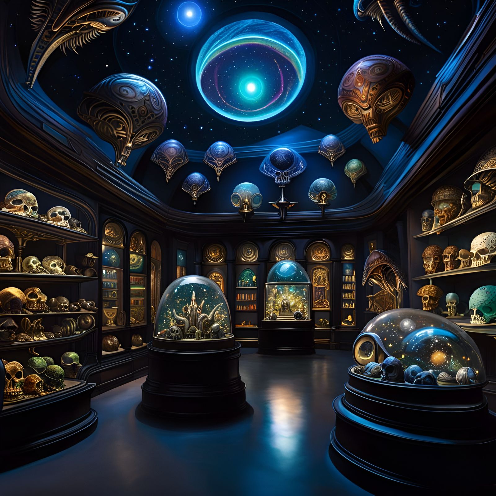 Alien Museum of Mystical Artifacts: Galactic Storybook Art