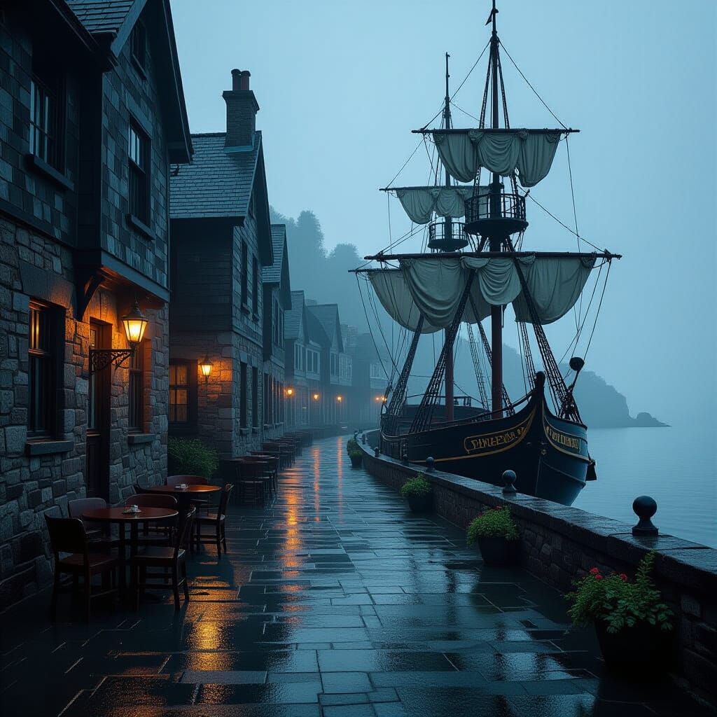 Hyperrealistic HDR Image with Cinematic Atmosphere